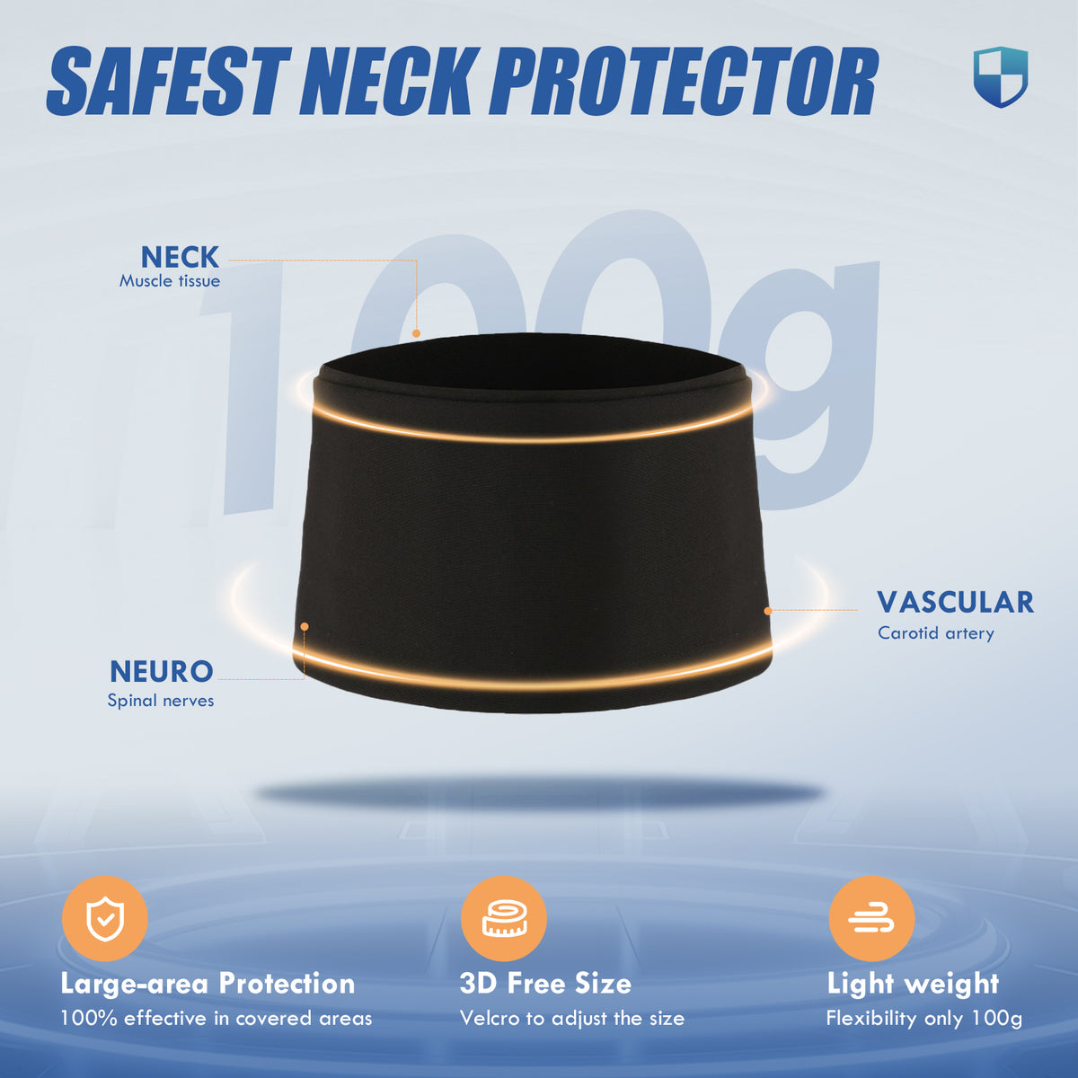 Neck safe protector|Cut, puncture & Slash Resistant Neck Guard ...